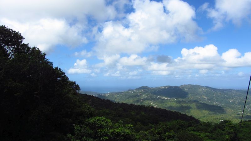 Aussicht Norden St Lucia