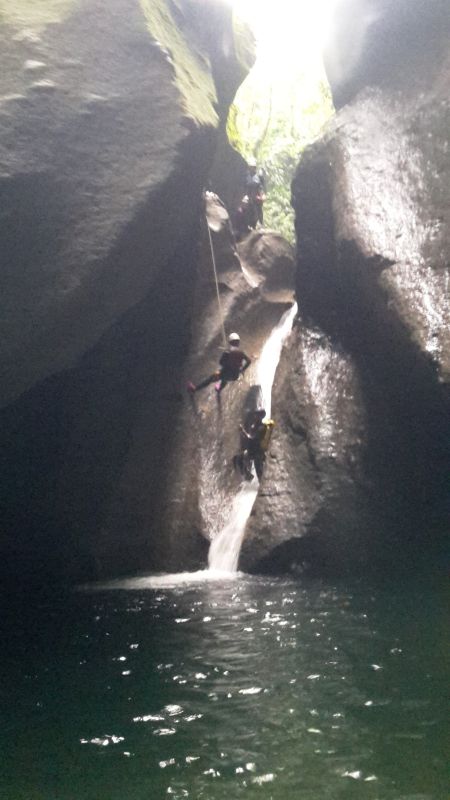 Abseilen Canyoning