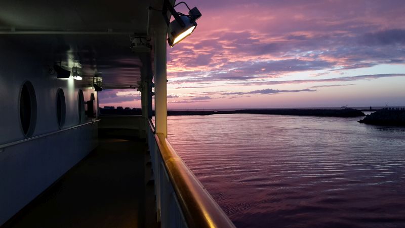 Abendrot Mitternachtssonne