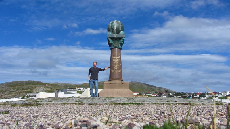 Meridiansäule Hammerfest