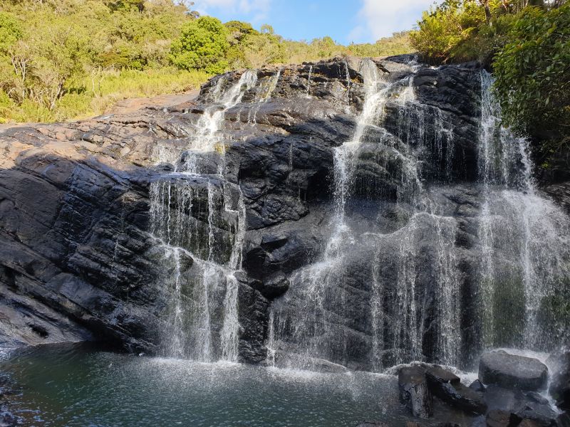 Wasserfall Horton Plains Baker Falls Sri Lanka