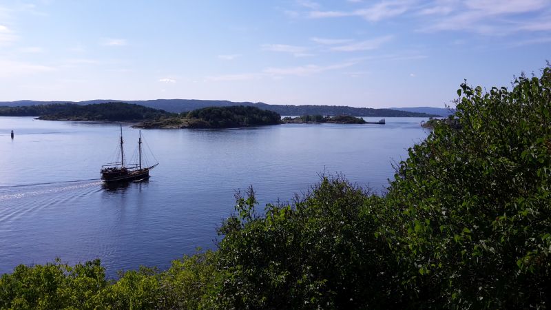 Aussicht auf Fjordinseln