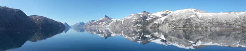 Fahrt durch den Prins Christian Sund