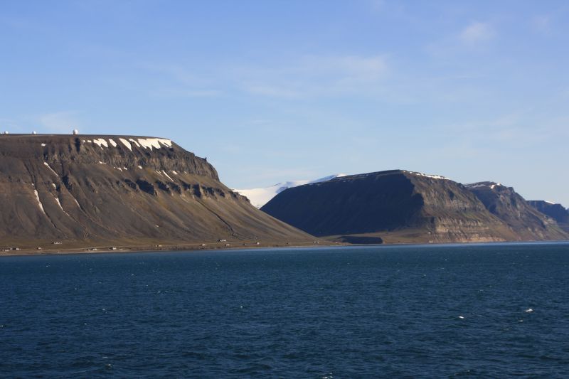 Anfahrt auf Svalbard
