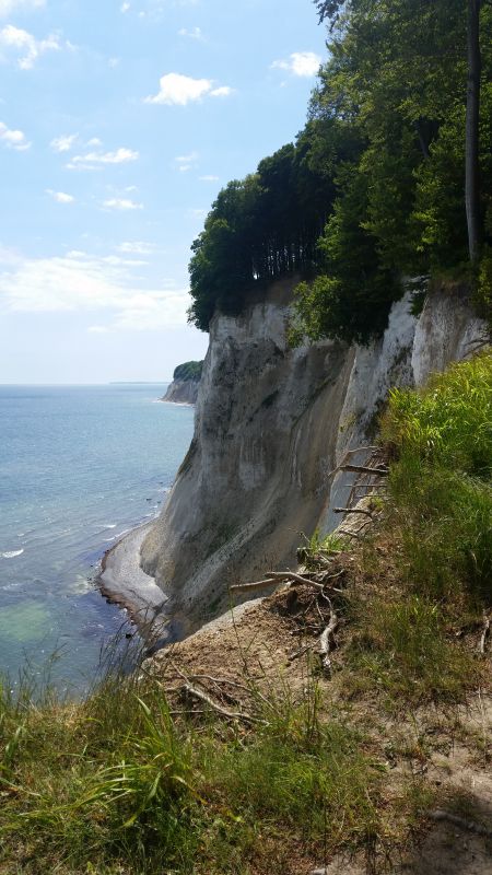 Kollicker Blick Kreidefelsen auf Rügen