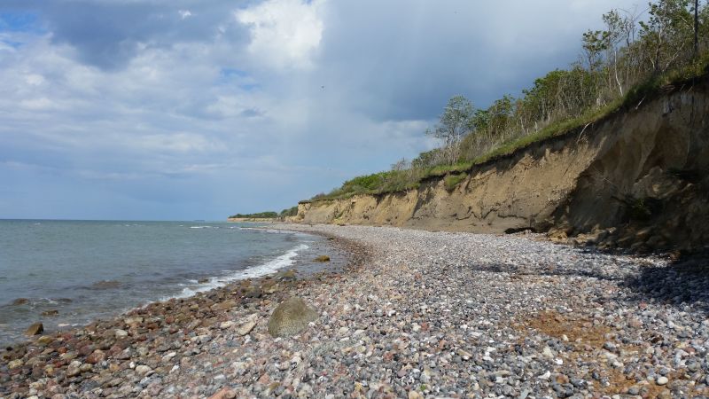 Kap Arkona Okerfarbene Steilküste Dranske OstseeKüste