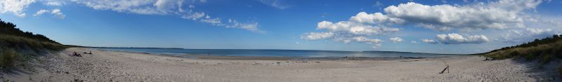 Glowe Weitblick Strandbucht an der Ostsee