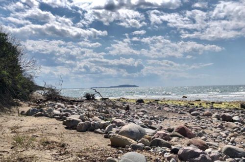 Blick auf Hiddensee von Dranske Rügen