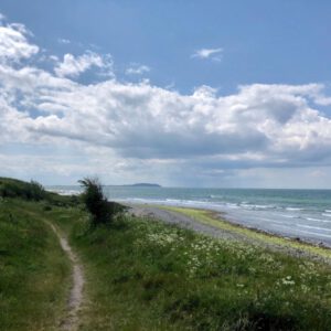 Ausblick auf Hiddensee von Insel Rügen, Dranske
