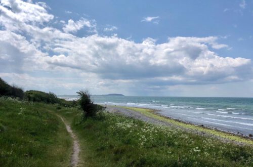 Ausblick auf Hiddensee von Insel Rügen, Dranske