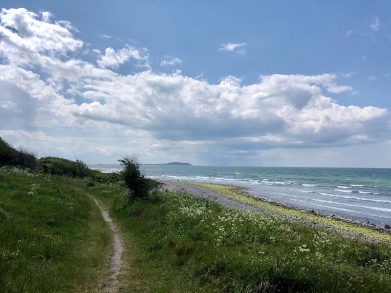 Ausblick auf Hiddensee von Insel Rügen, Dranske