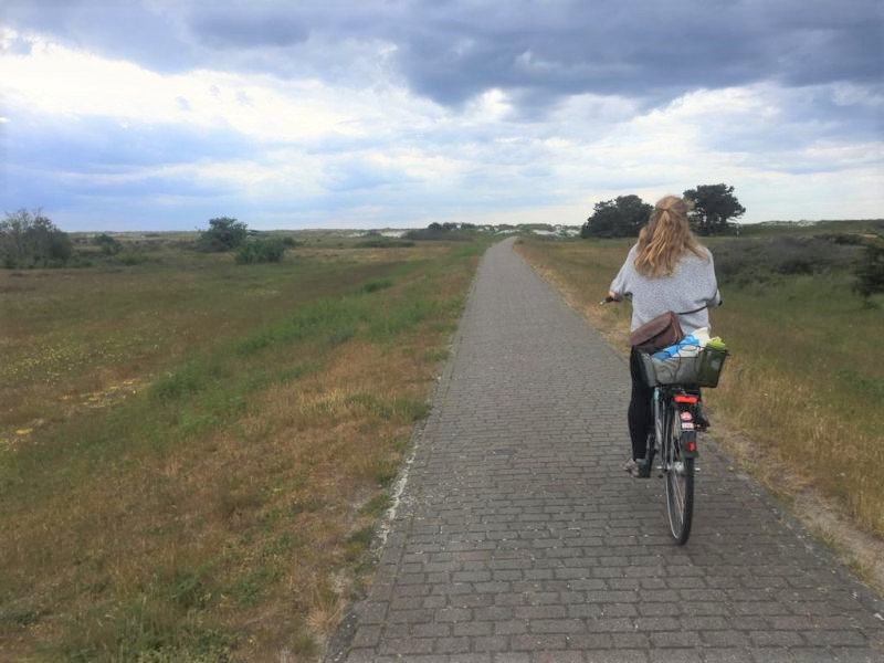 Ein Tag auf Hiddensee Radfahren auf Insel Hiddensee