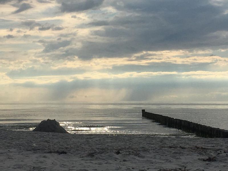 Neuendorf Strand am Abend Insel Hiddensee