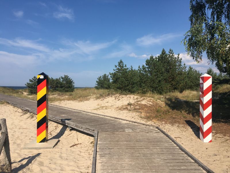 Grenzübergang nach Polen