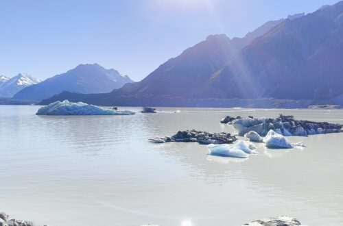 Tasman Valley Eisberge