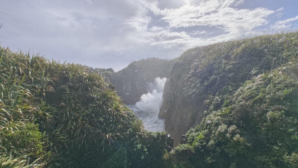 Pancake Rocks Wellen