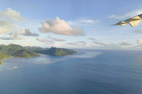 Huahine aus der Luft