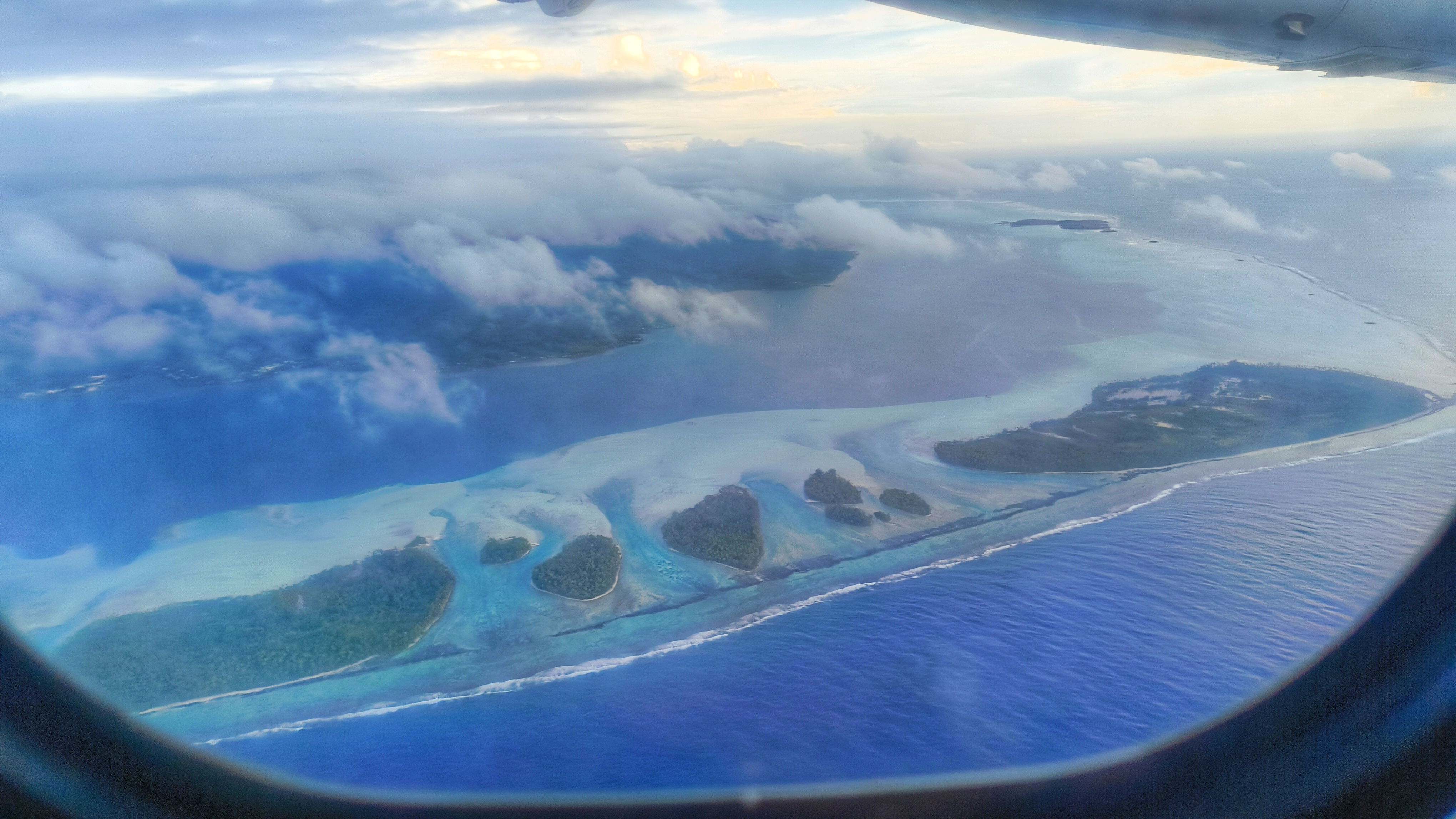 Tahaa aus der Luft