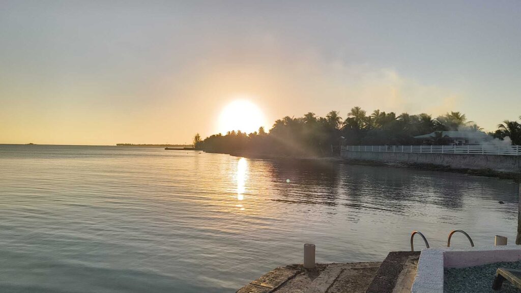 Rangiroa Sonnenuntergang