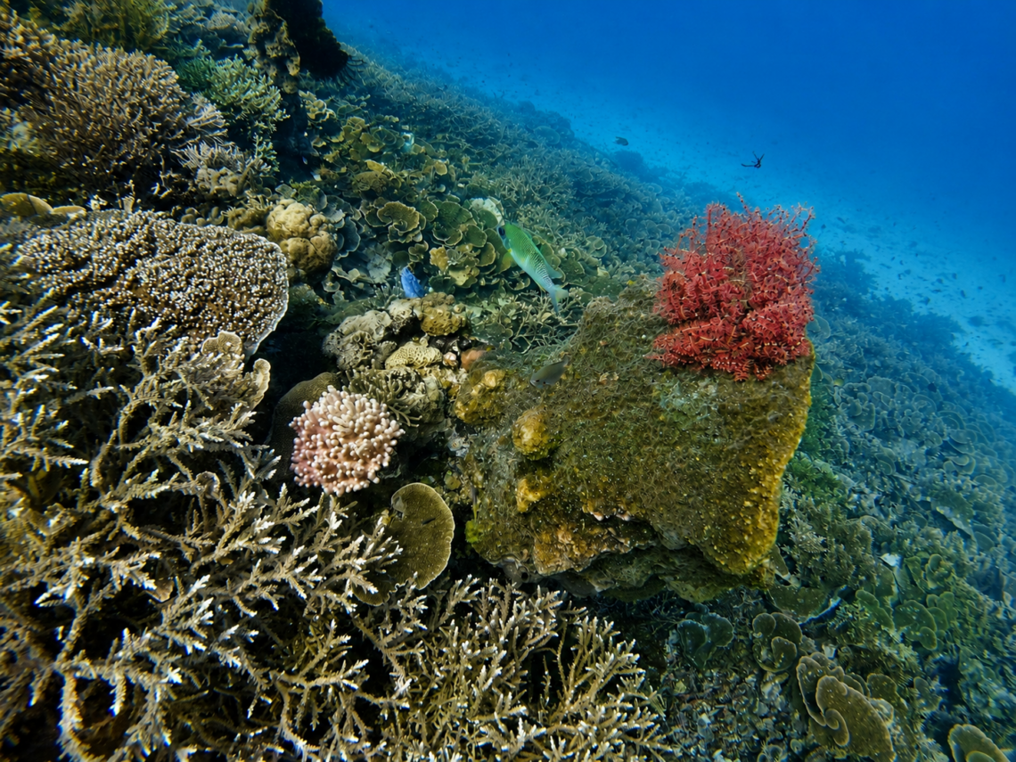 Korallen Komodo
