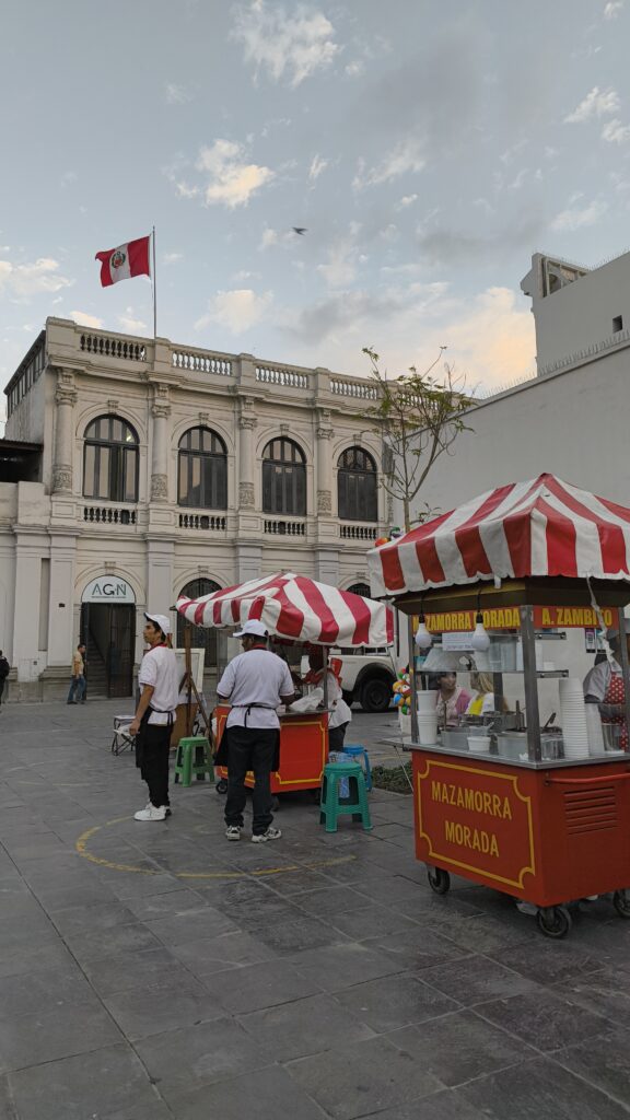 Lima Marktstände