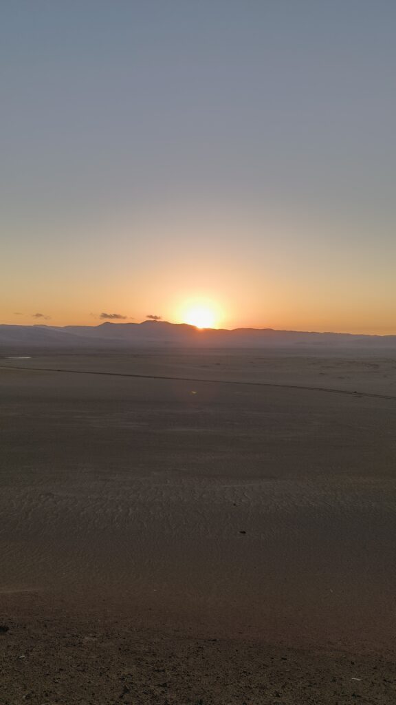 Paracas Sonnenuntergang