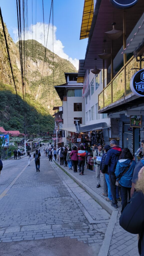 Aguas Calientes Bushaltestelle