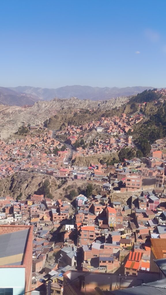 Häuserschluchten La Paz Bolivien