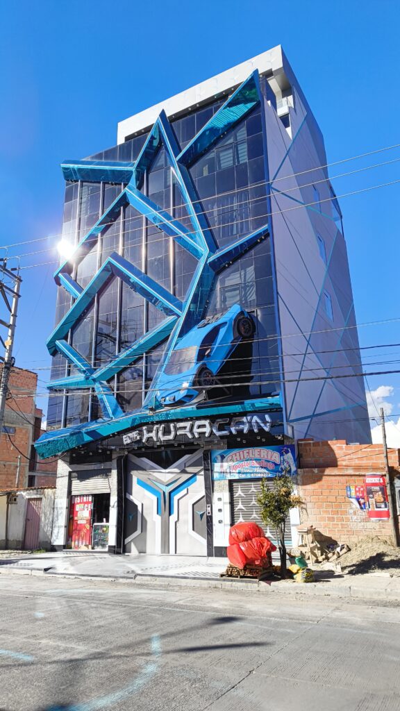 Cholita Haus El Alto Bolivien